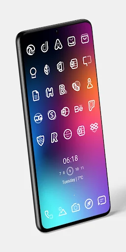 Aline White: linear icon pack screenshot 4