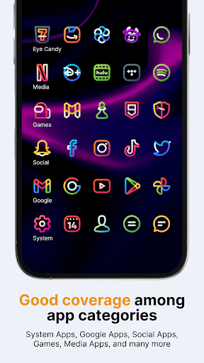 Aline: bold linear icon pack MOD screenshot 4