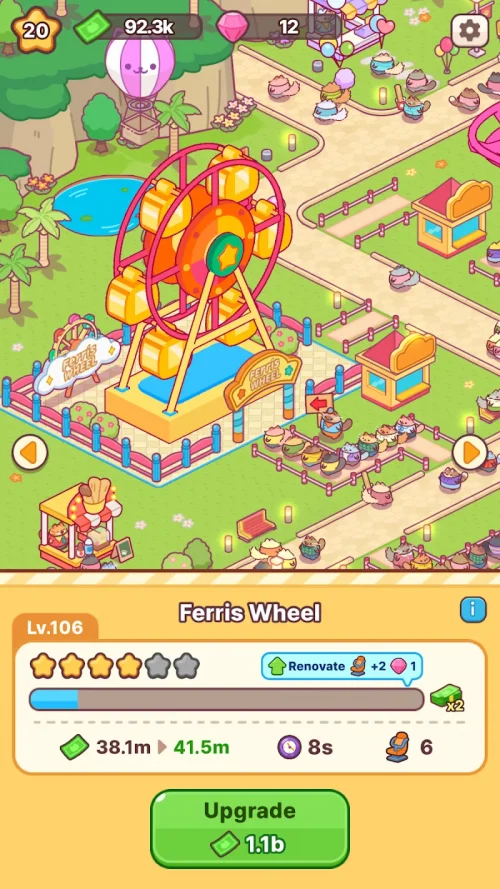 Cat Theme Park : Cute Tycoon screenshot 4