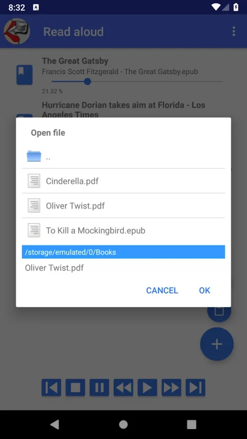 Voice Reader reads texts aloud (Read Aloud) screenshot 4