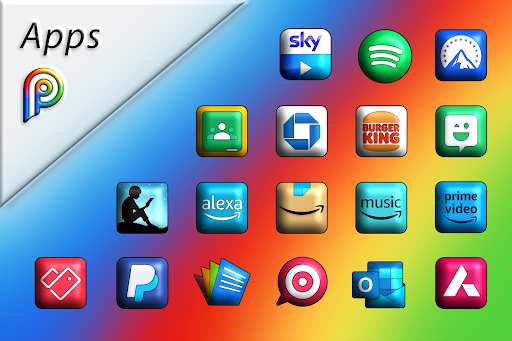 Pixly Limitless 3D – Icon Pack screenshot 4