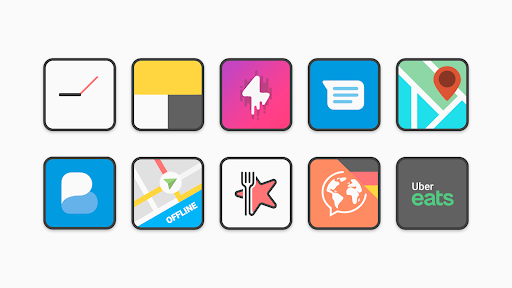 Flat Square – Icon Pack screenshot 4