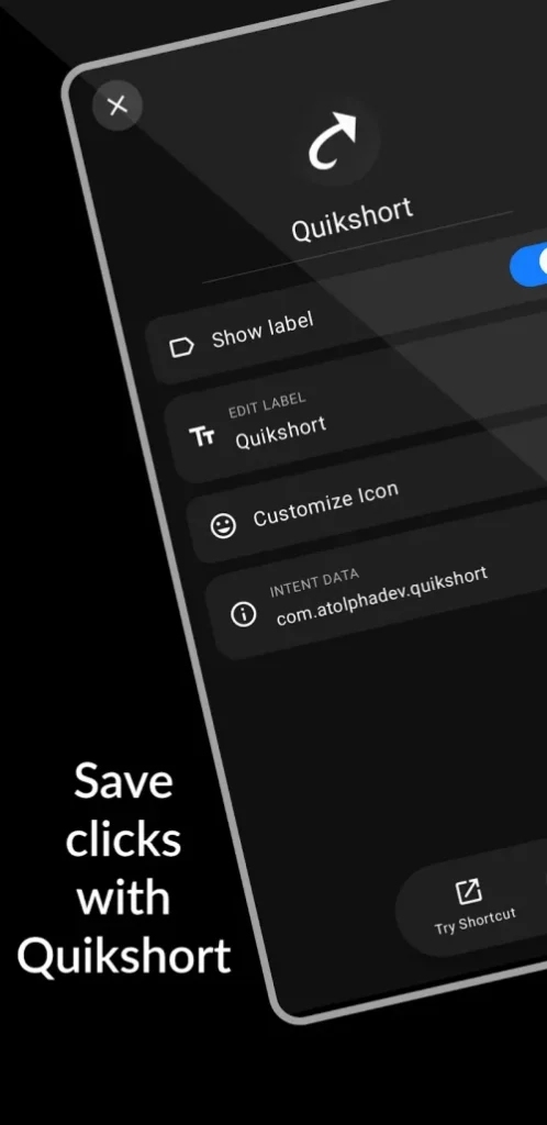 Quikshort: Shortcut Creator screenshot 4