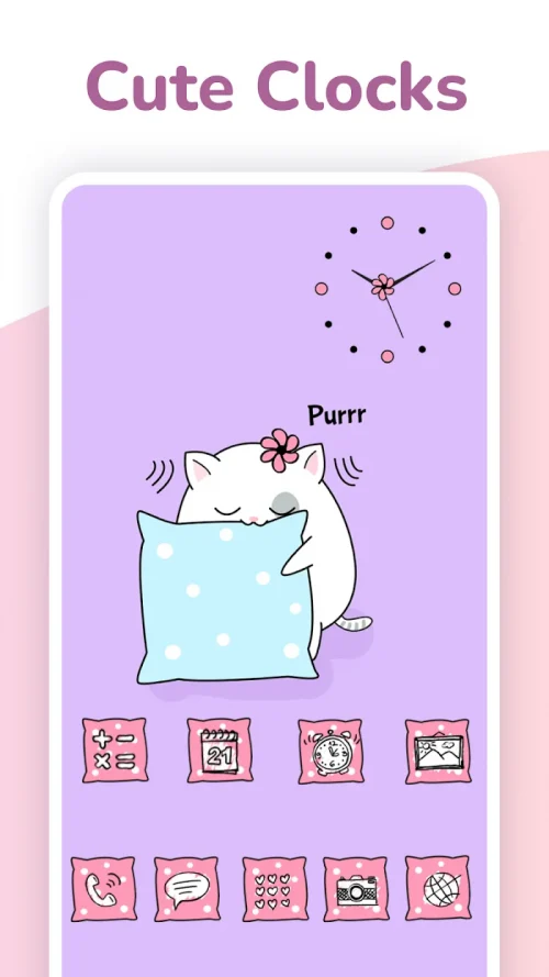 Cute Cat Launcher screenshot 4