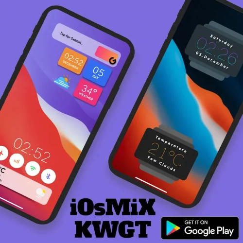 iOsMiX KWGT screenshot 4
