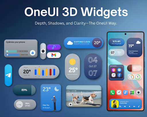 OneUI 3D Widgets screenshot 4