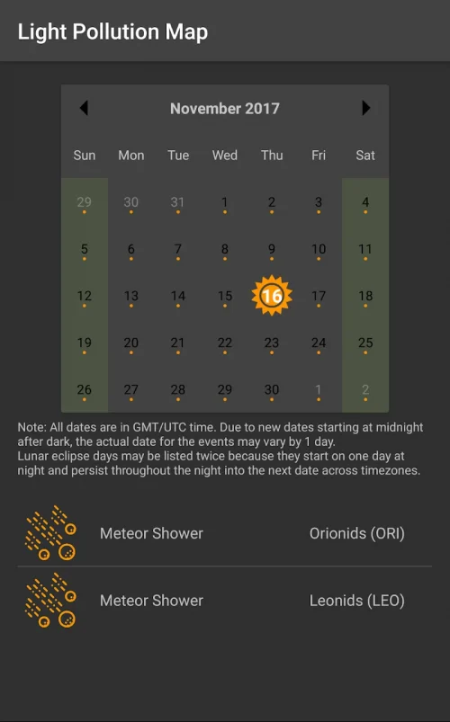 Light Pollution Map – Dark Sky screenshot 4