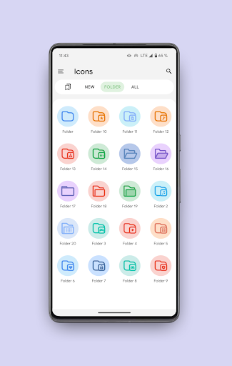 Pix Material Colors Icon Pack screenshot 4