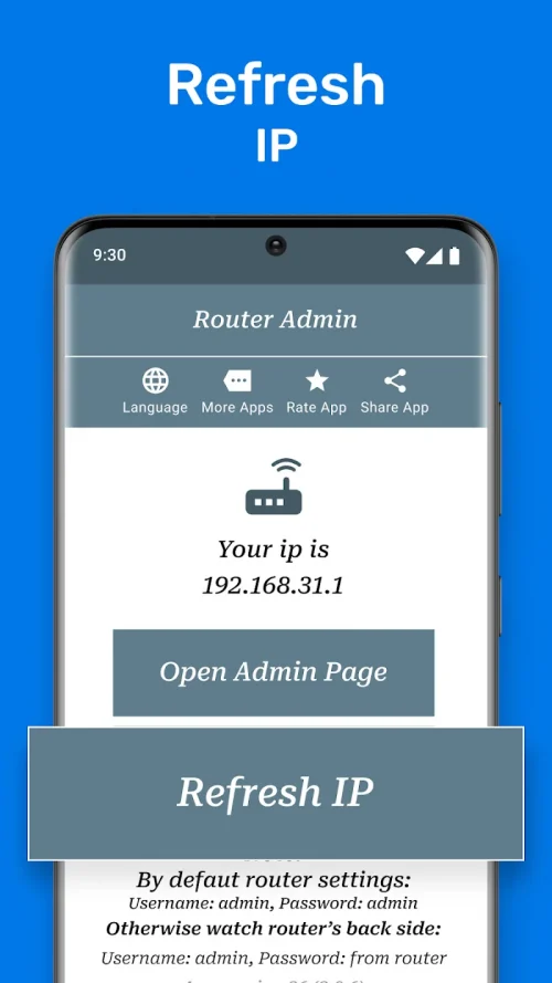Router Admin Page screenshot 4