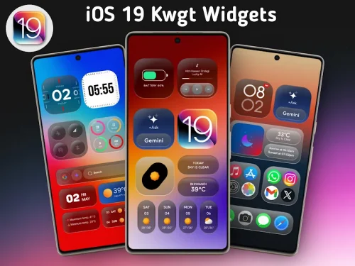 iOS 19 Kwgt MOD screenshot 4