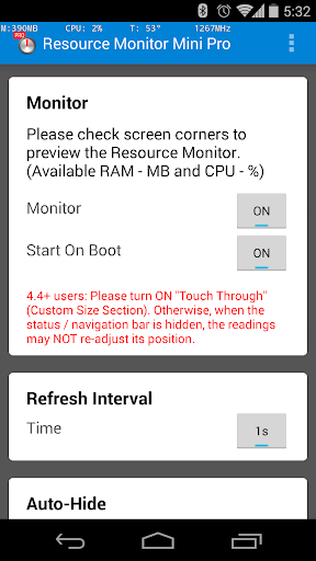 Resource Monitor Mini Pro screenshot 4