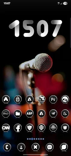 Dark Rounds icon pack screenshot 4