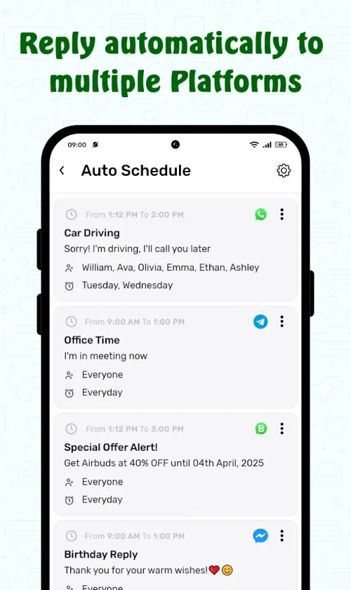 ScheduleUP: Auto Text Reply screenshot 4