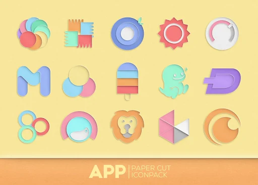 PaperCut Iconpack screenshot 4
