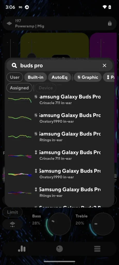 Poweramp Equalizer screenshot 4