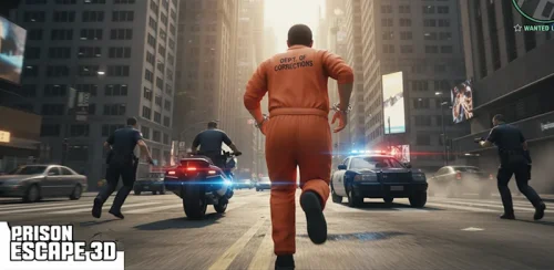 Prison Escape 3D : Bullet Hero screenshot 4
