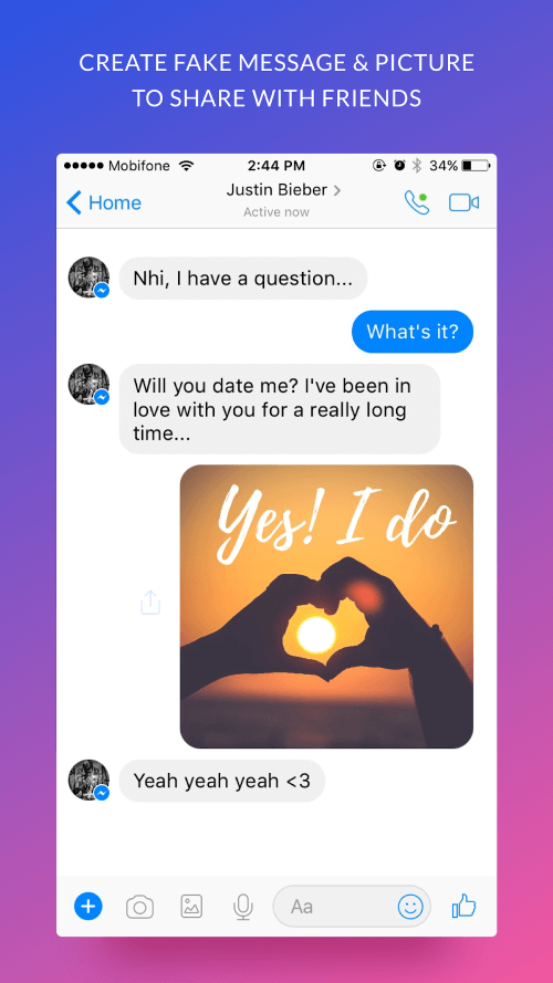 iFake: Funny Fake Messages screenshot 4