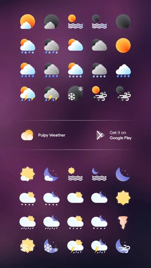 Pulpy Weather – Kwgt/Klwp/Klck screenshot 4