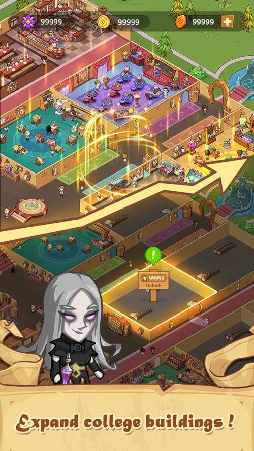 Idle Magic School screenshot 4