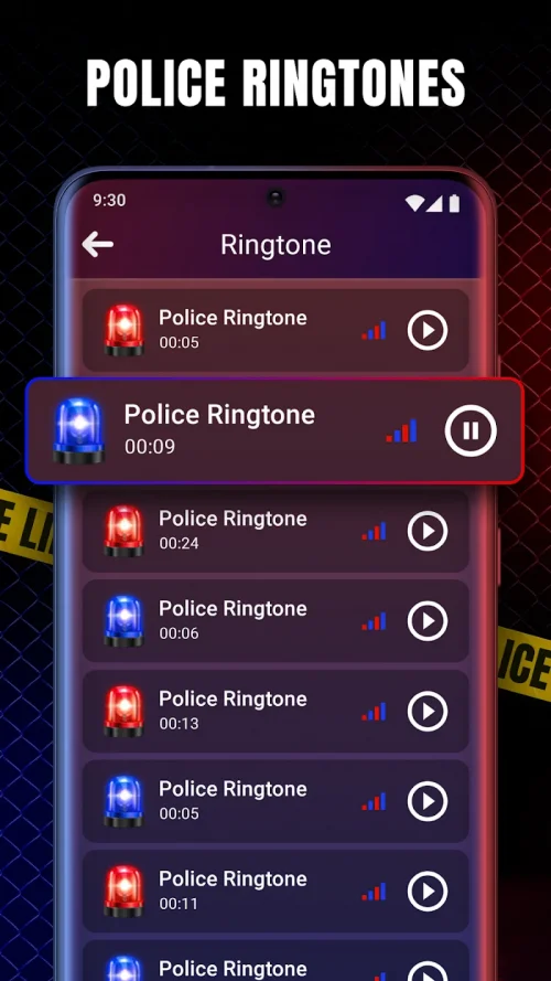 Loud Police Siren Police Light screenshot 4