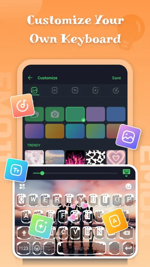 Emoji keyboard screenshot 4