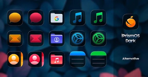 iPrismOS (Dark) Icon Pack MOD screenshot 4