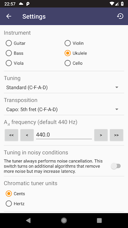 Strobe Tuner Pro: Guitar Tuner screenshot 4