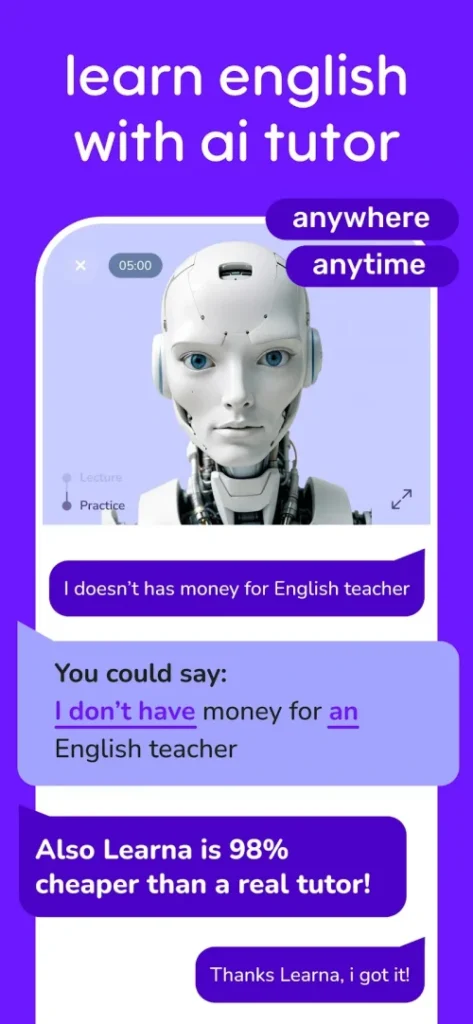 Speak & Learn English: Learna screenshot 4