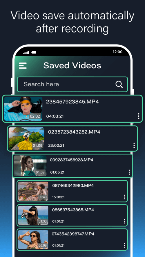 Background Video Recorder Cam screenshot 4