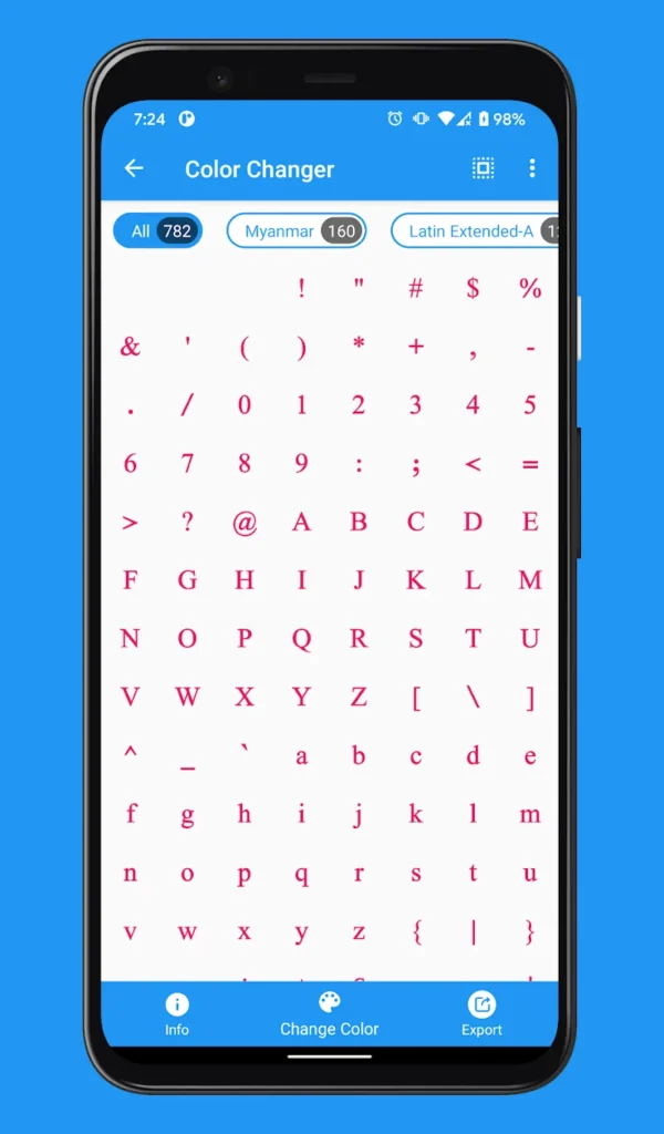 zFont Tool screenshot 4