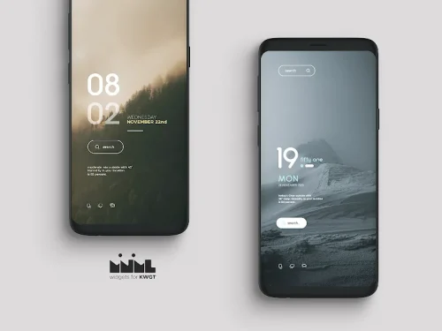 Mnml – Minimal KWGT widgets screenshot 4
