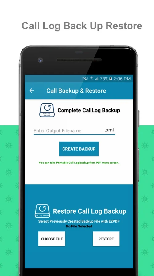 E2PDF SMS Call Backup Restore MOD screenshot 4