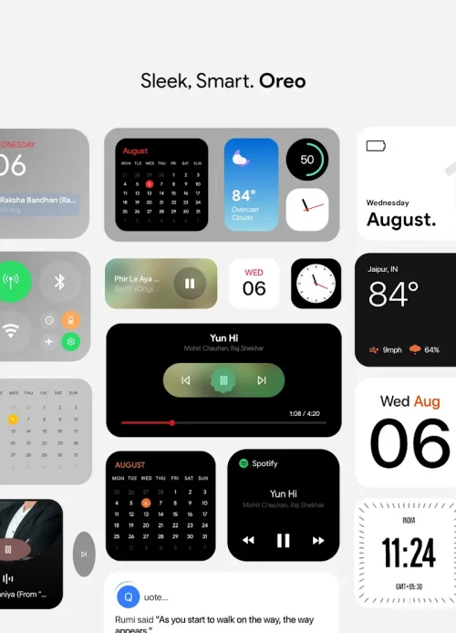 Oreo KWGT MOD screenshot 4