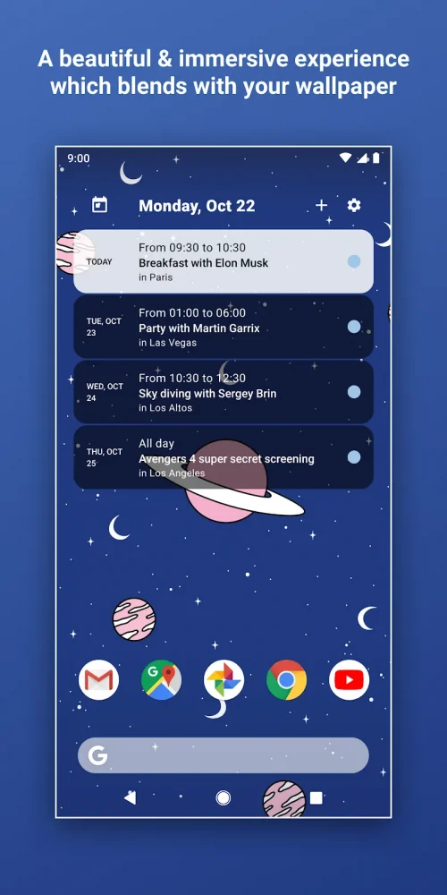 Calendar Widget Agenda Planner MOD screenshot 4