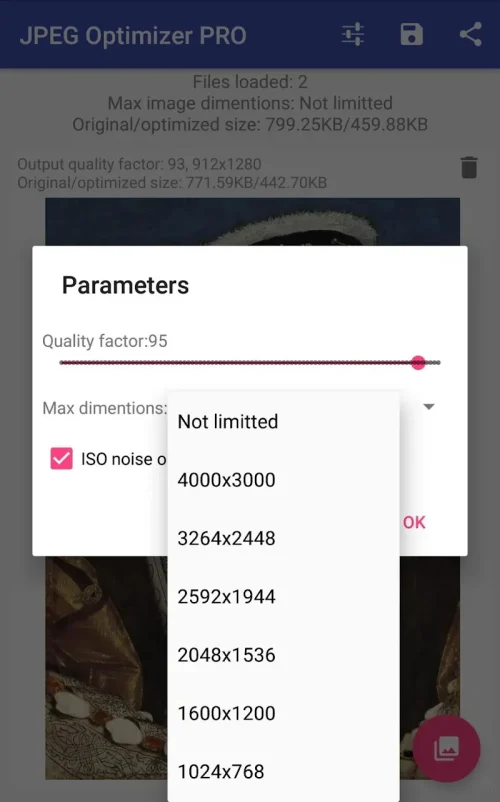 JPEG Optimizer PRO screenshot 4