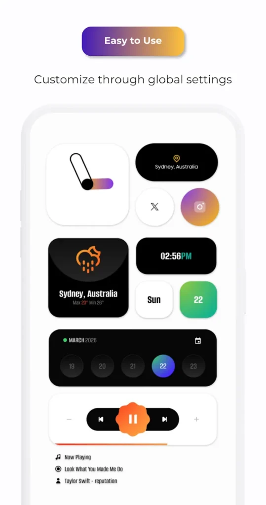 Flux Neo for KWGT screenshot 5