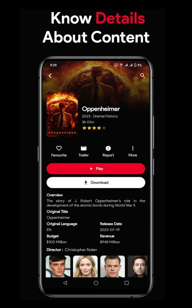 Streamflix:HD Movies & TV App screenshot 5