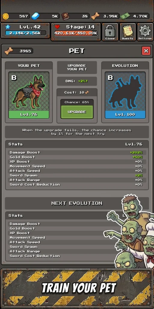 Idle Survivor: Zombie Land screenshot 5