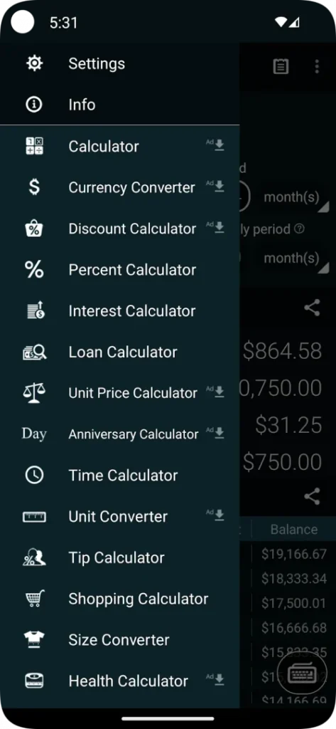 Loan Calculator screenshot 5