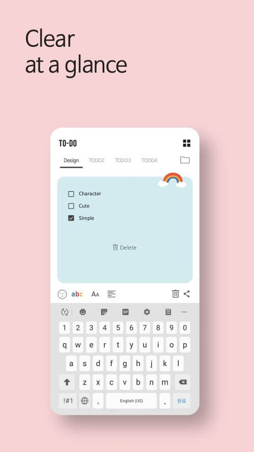 Cute Note DDay Todo screenshot 5