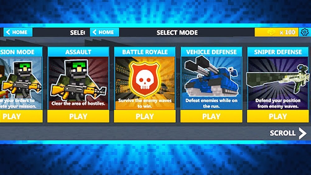Cube Wars Battle Survival screenshot 5