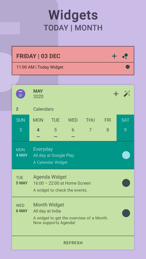 Everyday | Calendar Widget screenshot 5