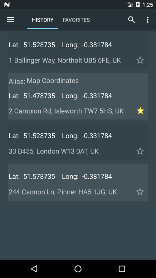 Map Coordinates screenshot 5