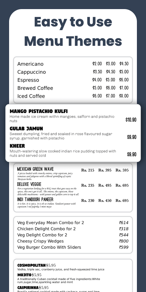 Menu Maker screenshot 5