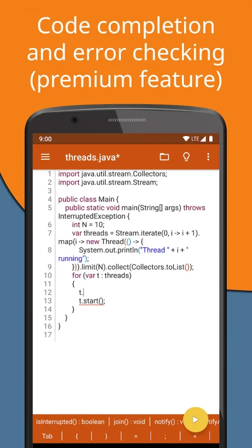 Jvdroid – IDE for Java screenshot 5