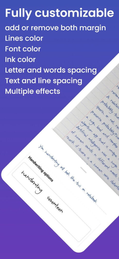 Handwriter: text to assignment screenshot 5