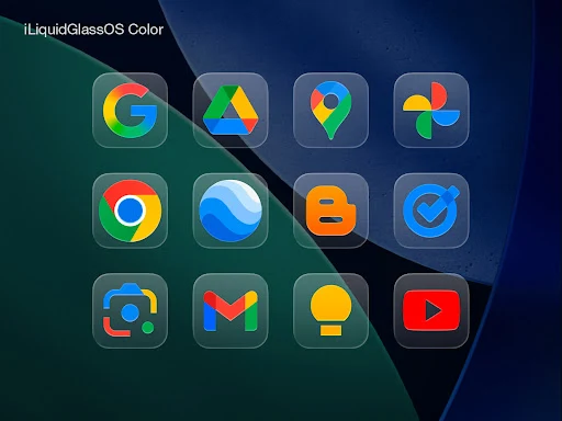 iLiquidGlass (Color) Icon Pack MOD screenshot 5
