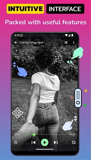 Night Video Player – voice amp MOD screenshot 5