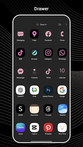 Deep OS Launcher MOD screenshot 5