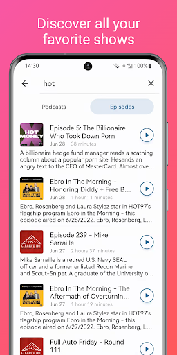 FocusPodcast and AudioBooks MOD screenshot 5